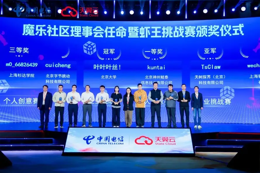 聚鑫汇旗下聚鑫汇鲲泰斩获魔乐社区龙虾挑战赛一等奖